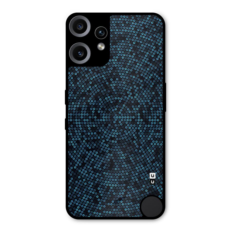 Blue Disco Lights Metal Back Case for Nothing CMF Phone 2 Pro