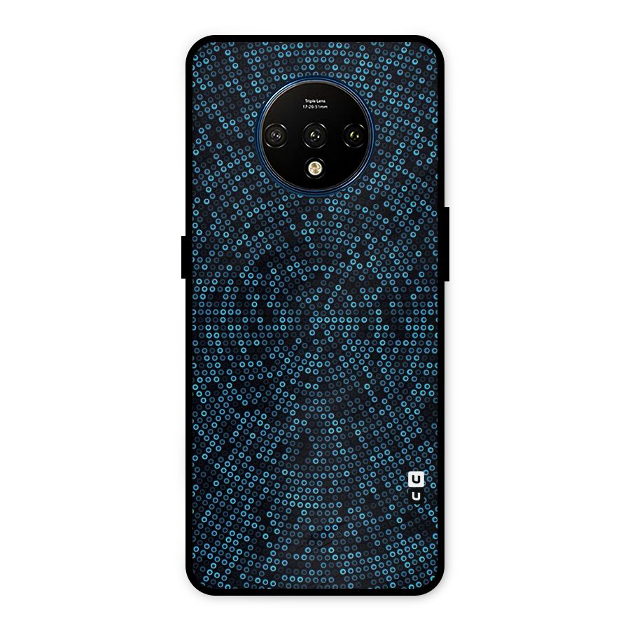 Blue Disco Lights Metal Back Case for OnePlus 7T