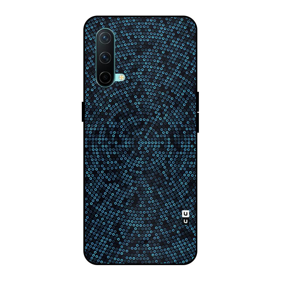 Blue Disco Lights Metal Back Case for OnePlus Nord CE 5G