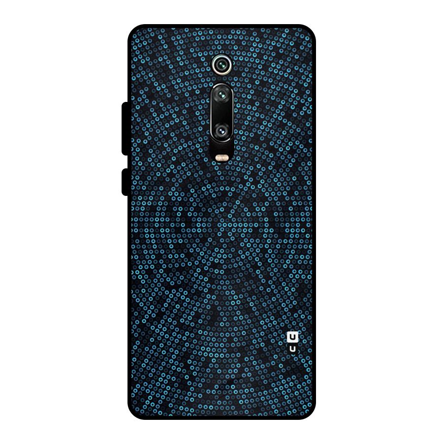 Blue Disco Lights Metal Back Case for Redmi K20 Pro