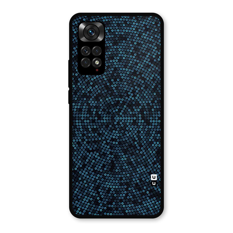 Blue Disco Lights Metal Back Case for Redmi Note 11s