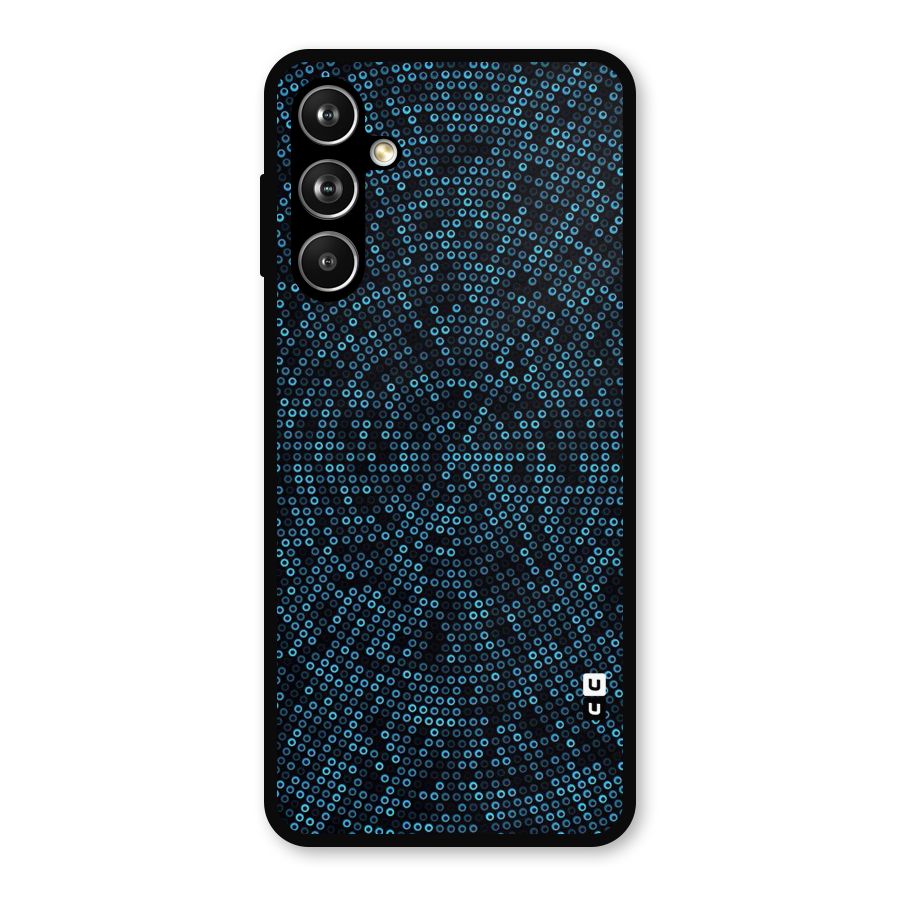Blue Disco Lights Metal Back Case for Samsung Galaxy M54