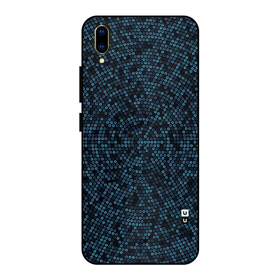 Blue Disco Lights Metal Back Case for Vivo V11 Pro