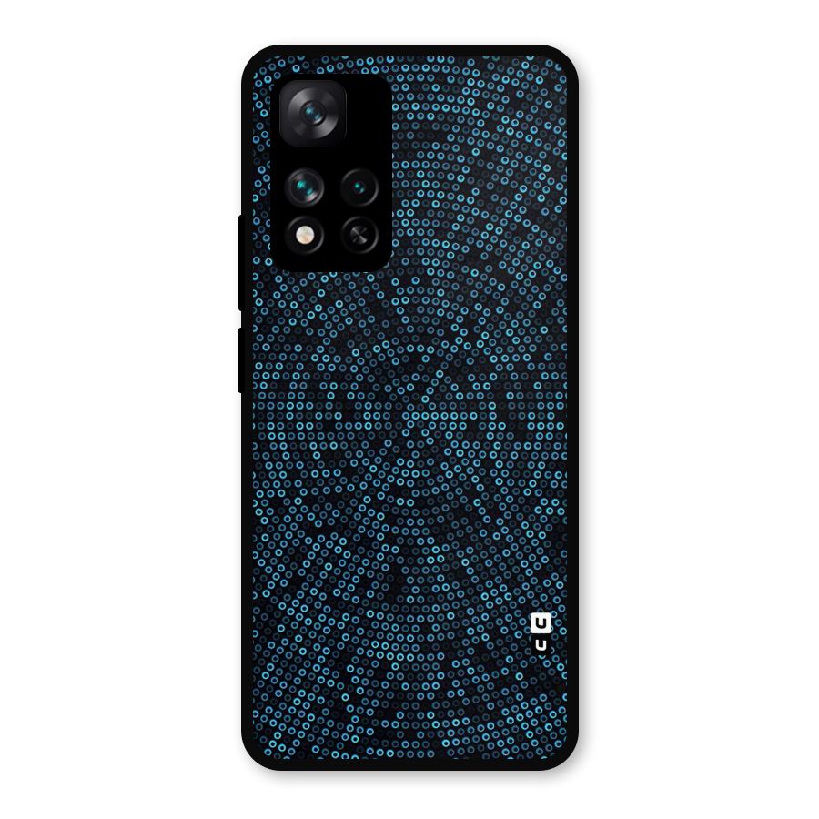 Blue Disco Lights Metal Back Case for Xiaomi 11i Hypercharge 5G