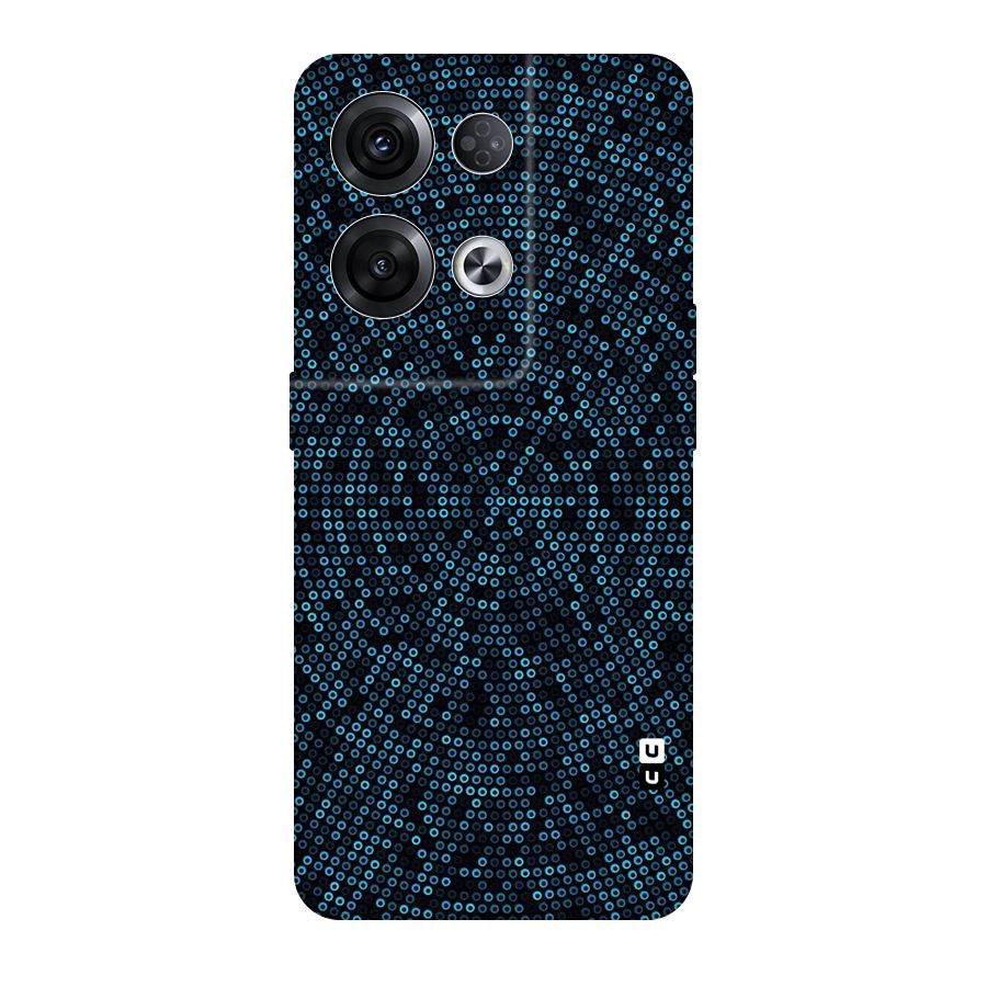 Blue Disco Lights Original Polycarbonate Back Case for Oppo Reno8 Pro 5G