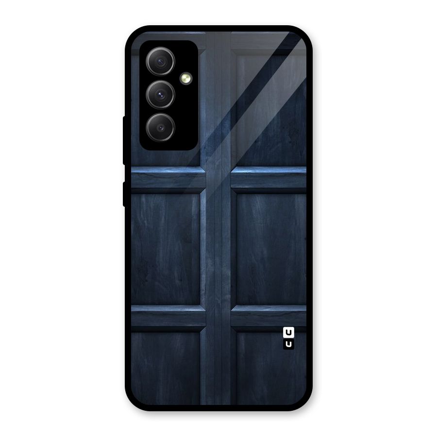 Blue Door Design Glass Back Case for Galaxy A34
