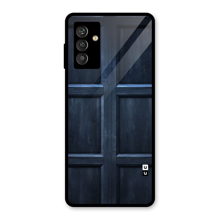 Blue Door Design Glass Back Case for Galaxy M13