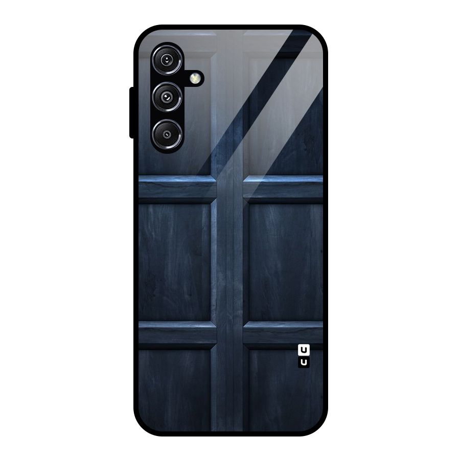 Blue Door Design Glass Back Case for Galaxy M34 5G