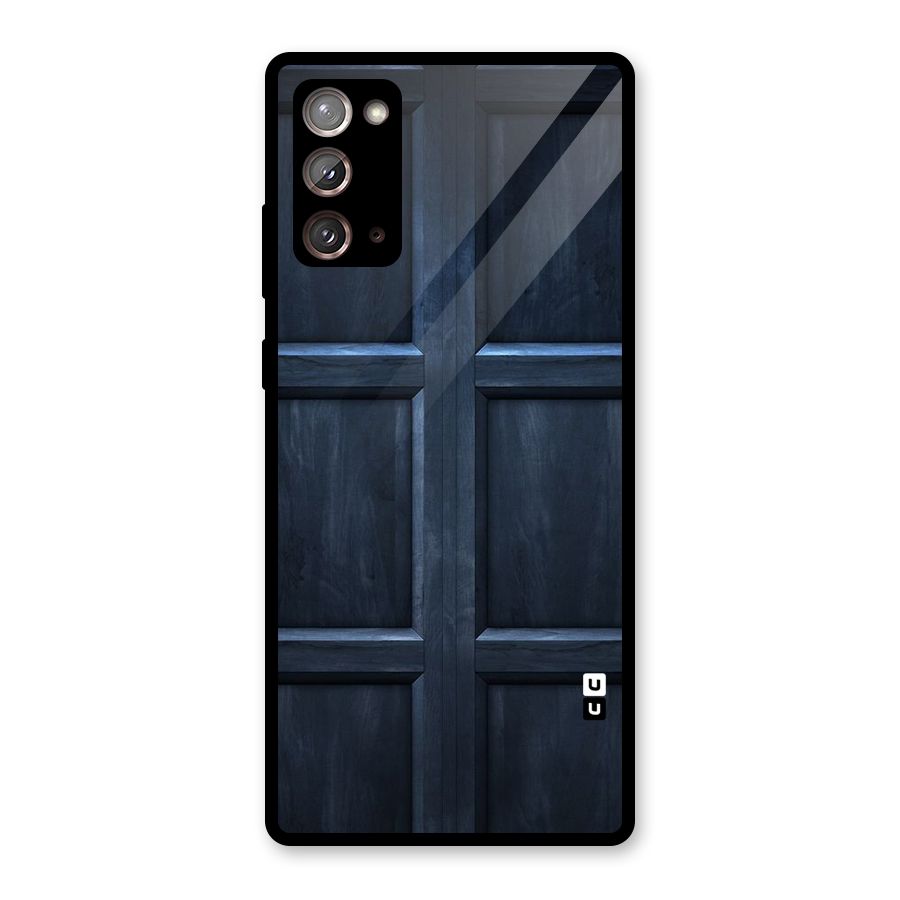 Blue Door Design Glass Back Case for Galaxy Note 20