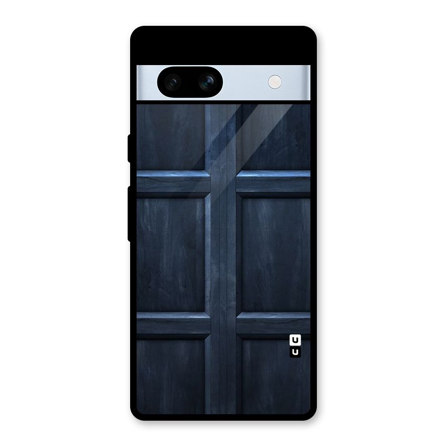Blue Door Design Glass Back Case for Google Pixel 7a