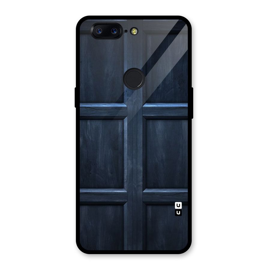 Blue Door Design Glass Back Case for OnePlus 5T