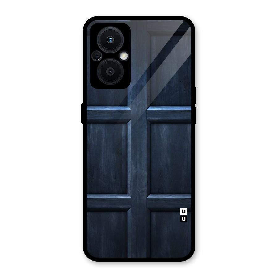 Blue Door Design Glass Back Case for Oppo F21s Pro 5G