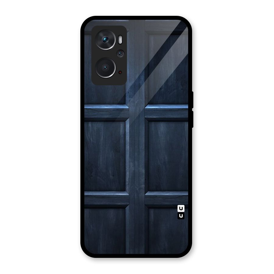 Blue Door Design Glass Back Case for Oppo K10 4G