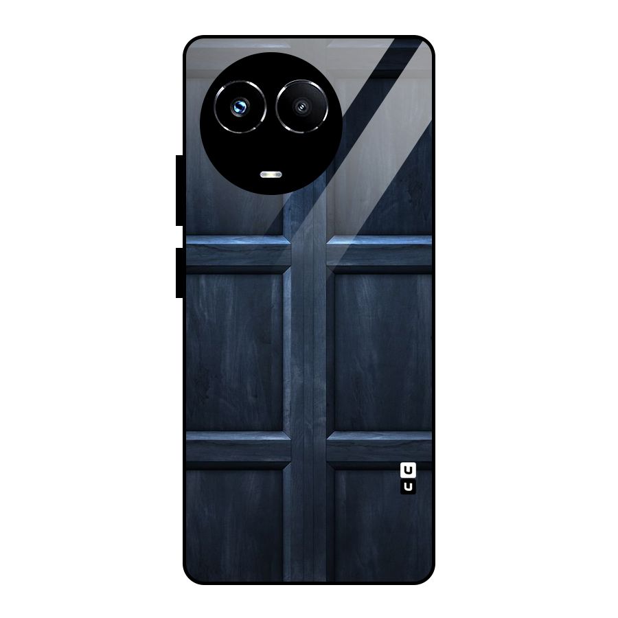 Blue Door Design Glass Back Case for Realme 11X