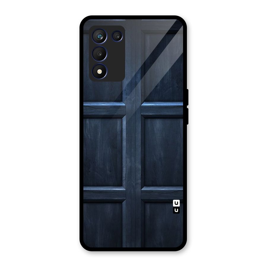 Blue Door Design Glass Back Case for Realme 9 5G Speed