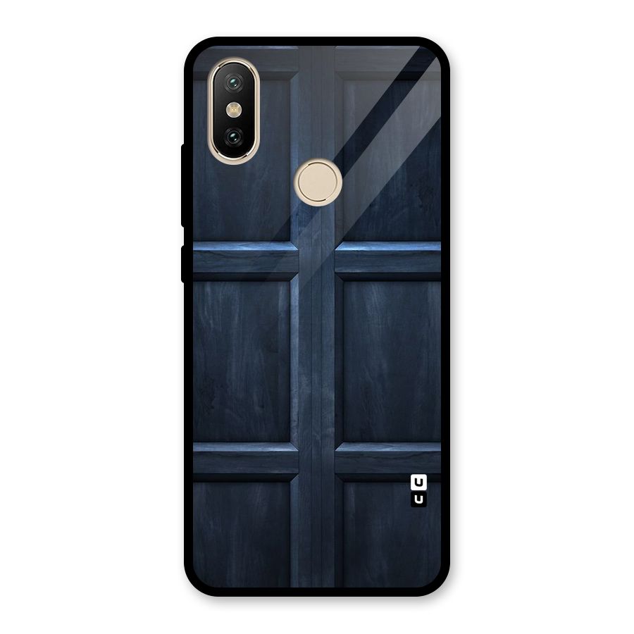 Blue Door Design Glass Back Case for Redmi A2
