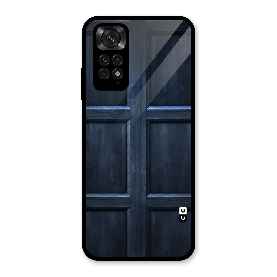 Blue Door Design Glass Back Case for Redmi Note 11S