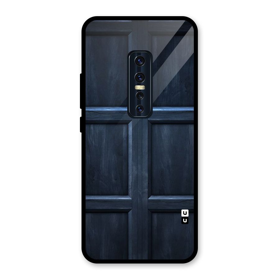 Blue Door Design Glass Back Case for Vivo V17 Pro