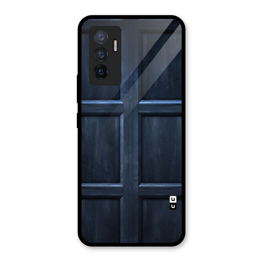 Blue Door Design Glass Back Case for Vivo V23e