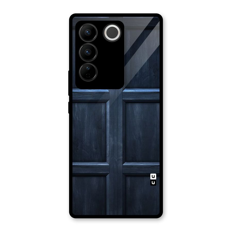 Blue Door Design Glass Back Case for Vivo V27