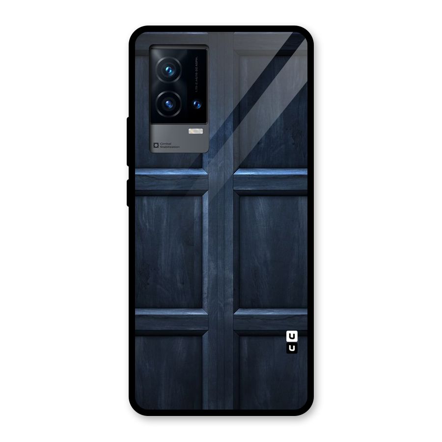 Blue Door Design Glass Back Case for iQOO 9 5G