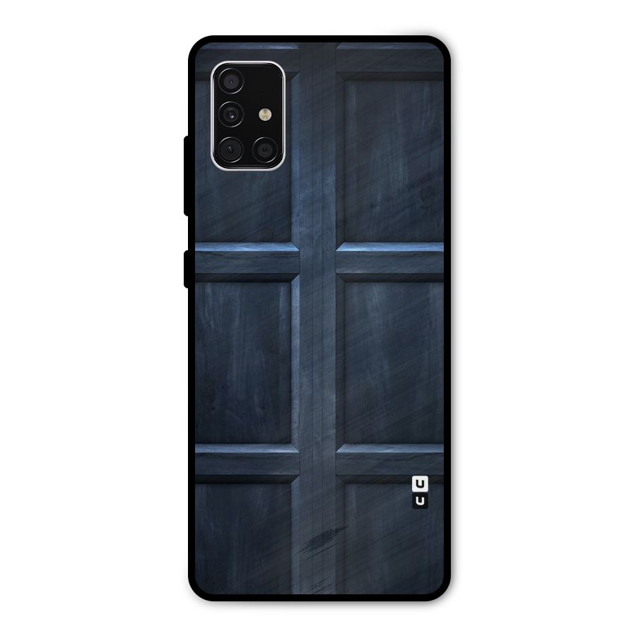 Blue Door Design Metal Back Case for Galaxy A51