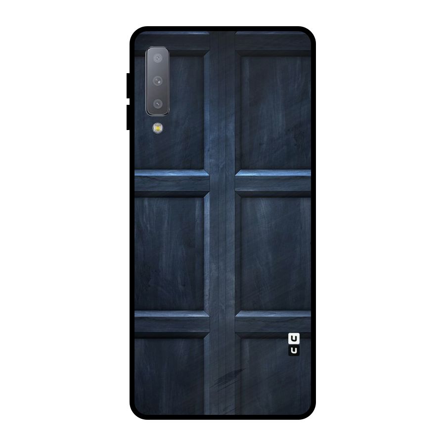 Blue Door Design Metal Back Case for Galaxy A7 (2018)