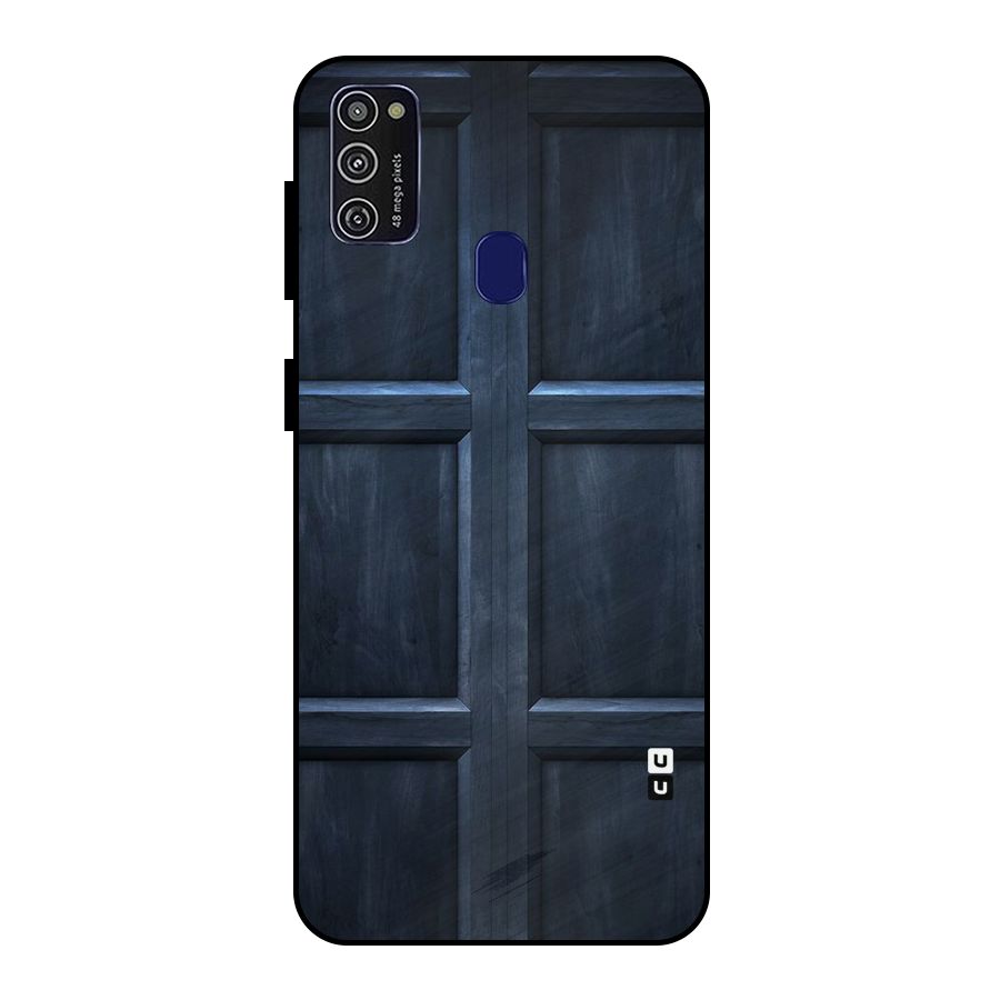 Blue Door Design Metal Back Case for Galaxy M21