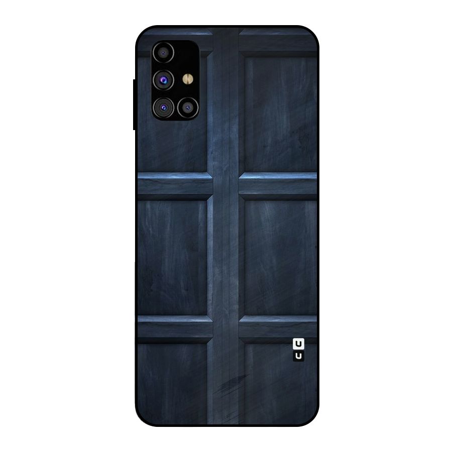 Blue Door Design Metal Back Case for Galaxy M31s