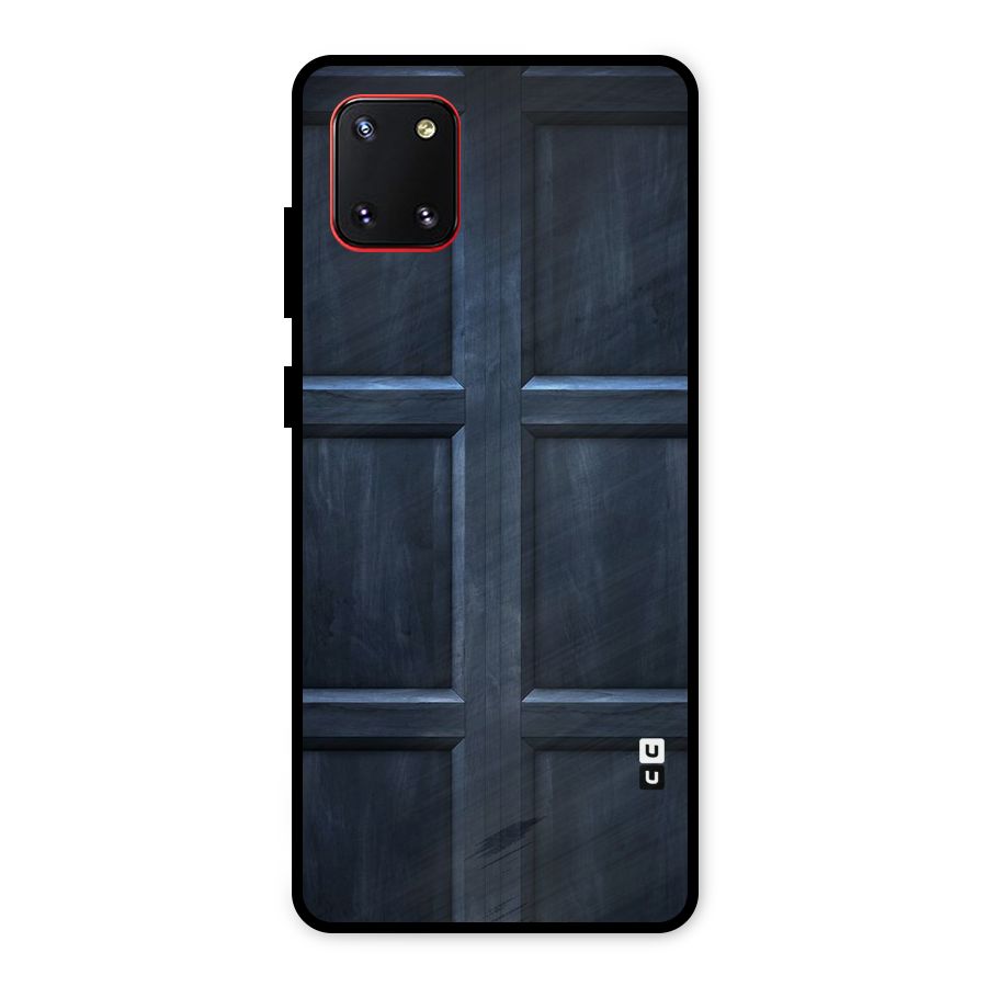 Blue Door Design Metal Back Case for Galaxy Note 10 Lite