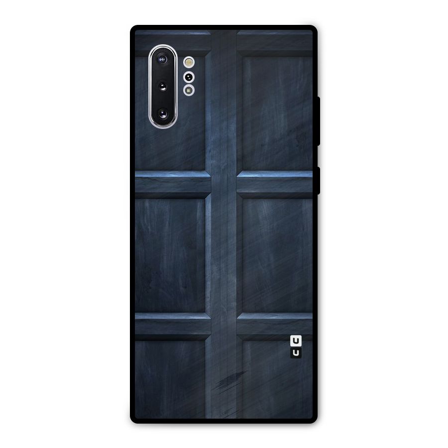 Blue Door Design Metal Back Case for Galaxy Note 10 Plus