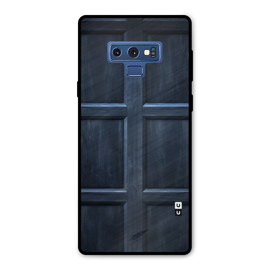 Blue Door Design Metal Back Case for Galaxy Note 9
