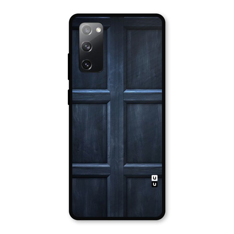 Blue Door Design Metal Back Case for Galaxy S20 FE 5G