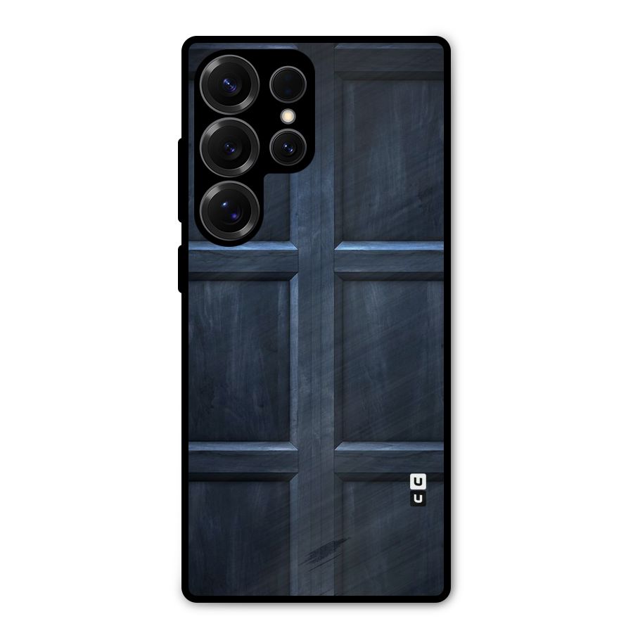 Blue Door Design Metal Back Case for Galaxy S25 Ultra