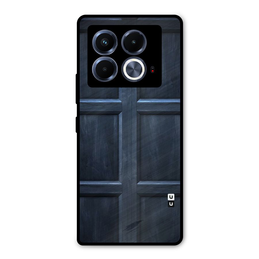 Blue Door Design Metal Back Case for Infinix Note 40 5G