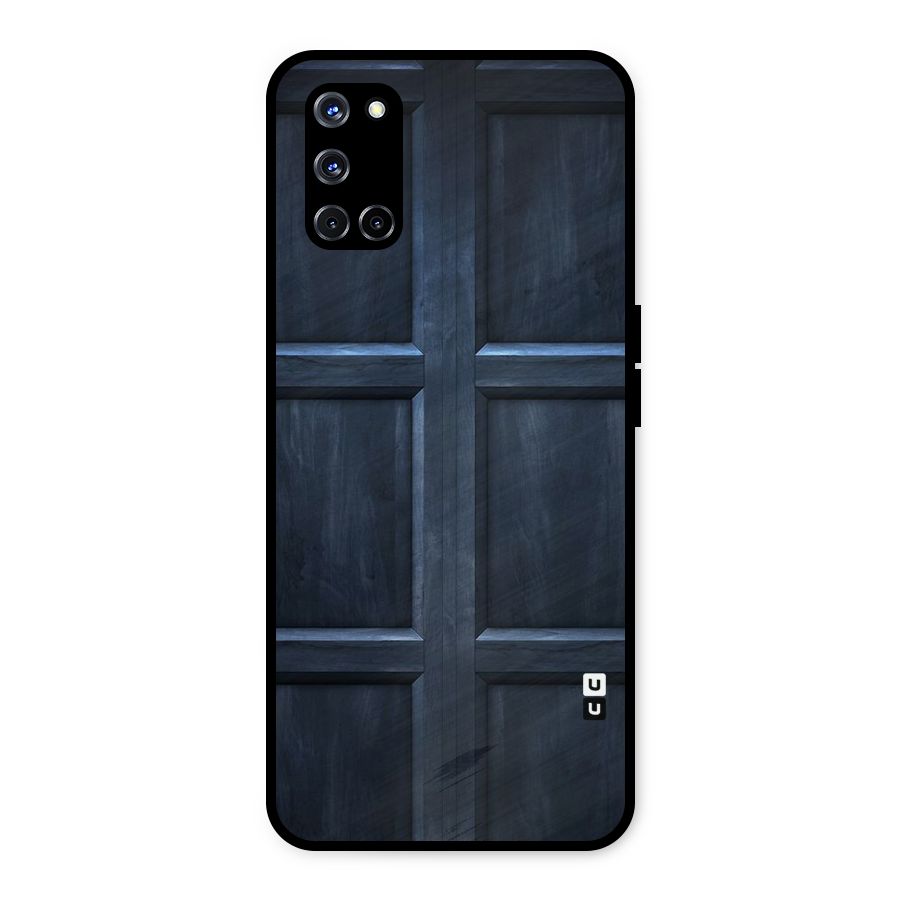 Blue Door Design Metal Back Case for Oppo A52