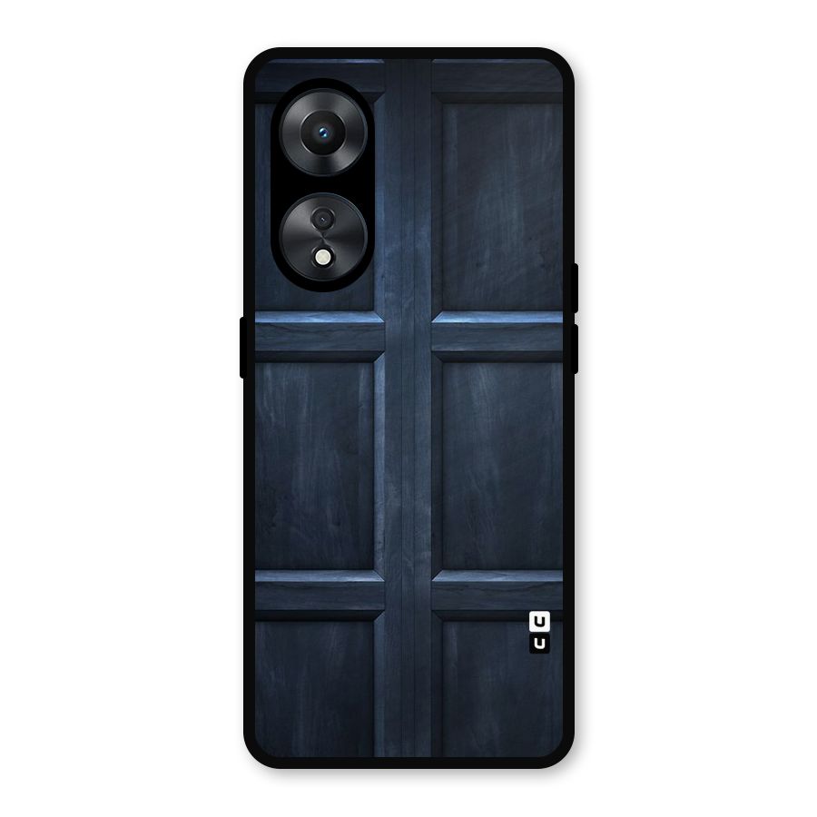 Blue Door Design Metal Back Case for Oppo A78