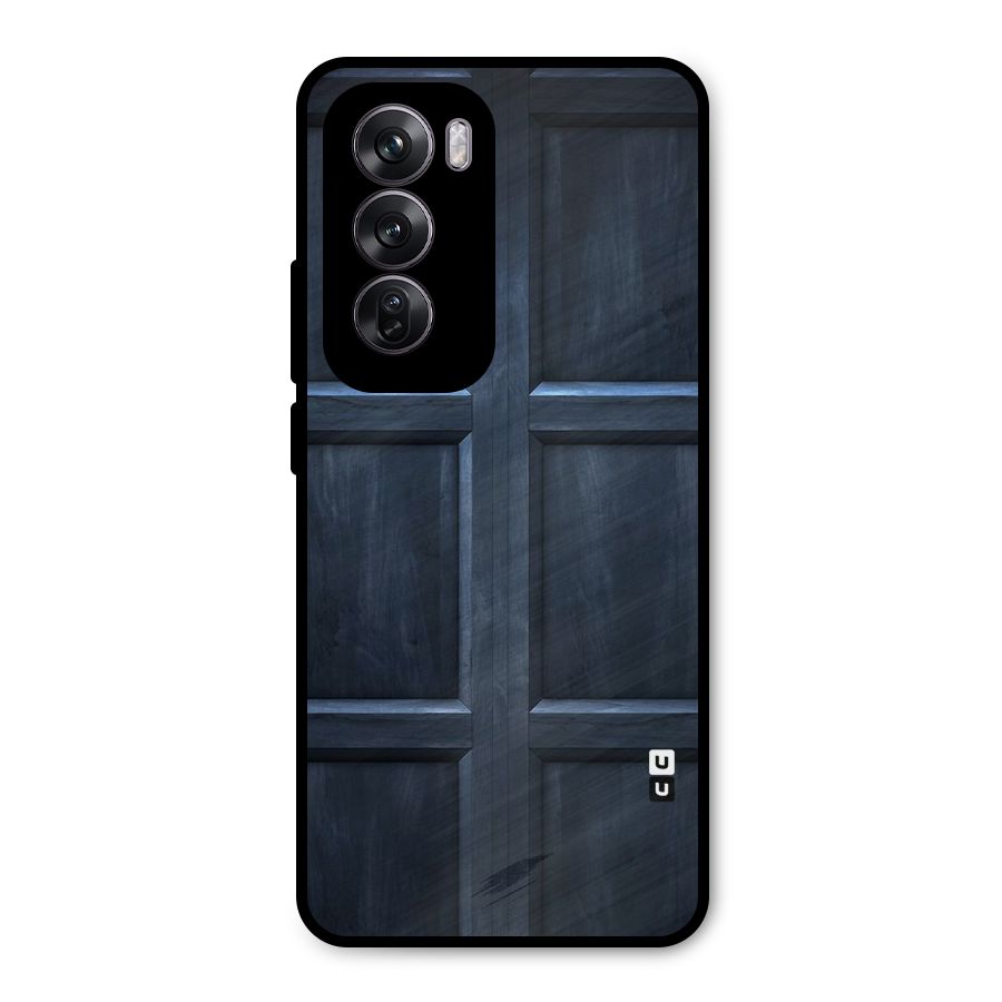 Blue Door Design Metal Back Case for Oppo Reno12 Pro