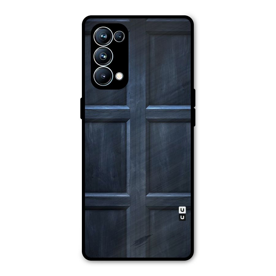 Blue Door Design Metal Back Case for Oppo Reno5 Pro 5G