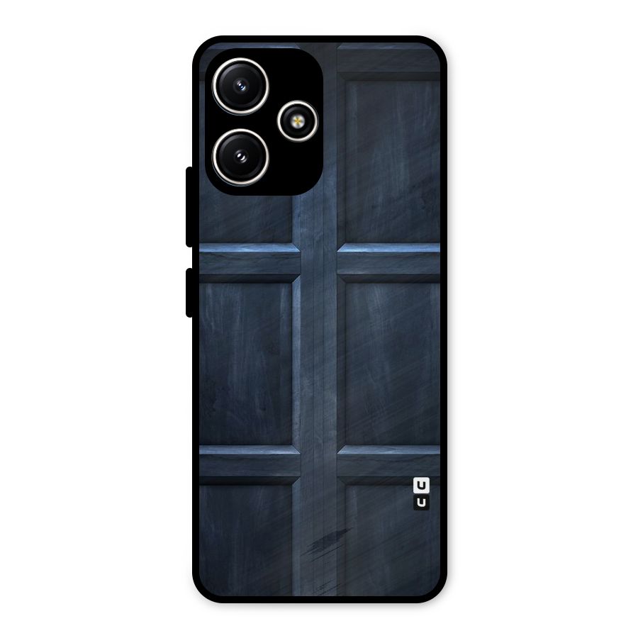 Blue Door Design Metal Back Case for Poco M6 Pro