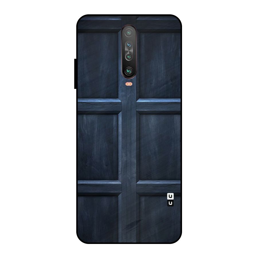 Blue Door Design Metal Back Case for Poco X2