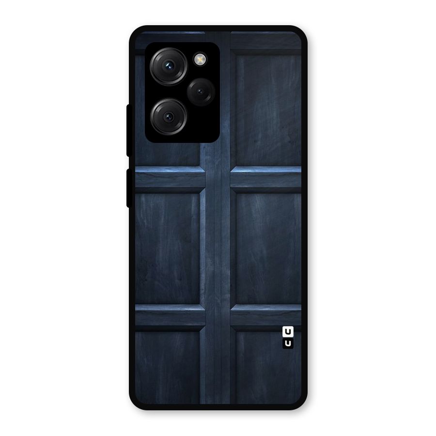 Blue Door Design Metal Back Case for Poco X5 Pro