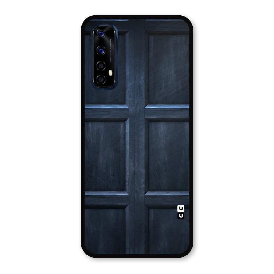 Blue Door Design Metal Back Case for Realme 7