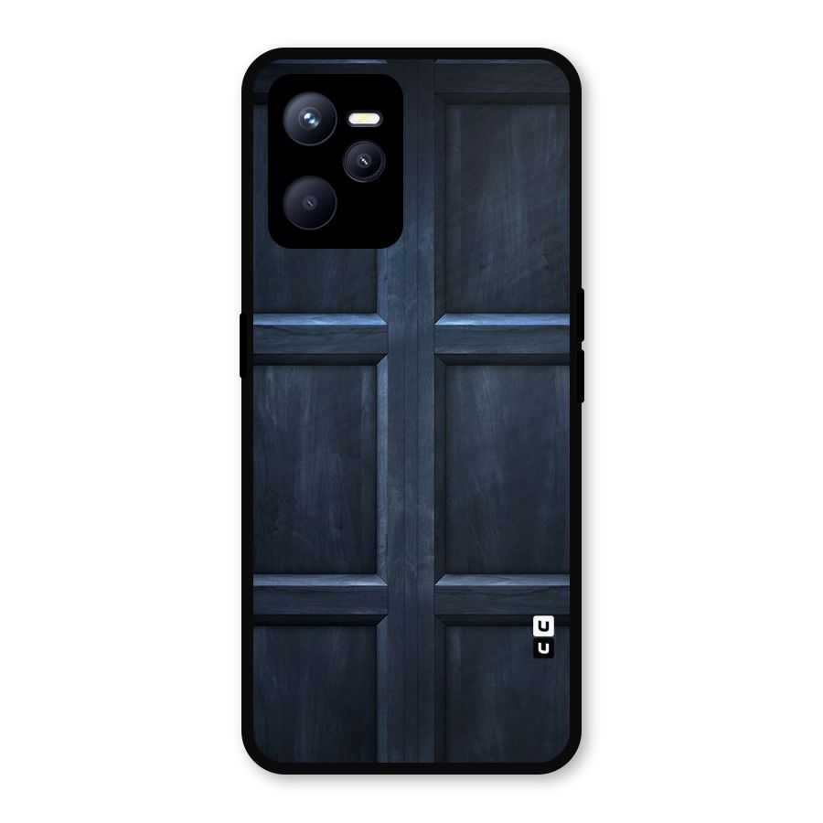 Blue Door Design Metal Back Case for Realme C35