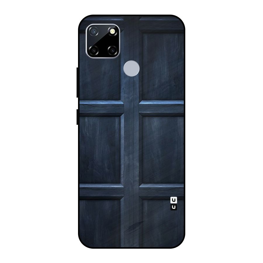 Blue Door Design Metal Back Case for Realme Narzo 30A