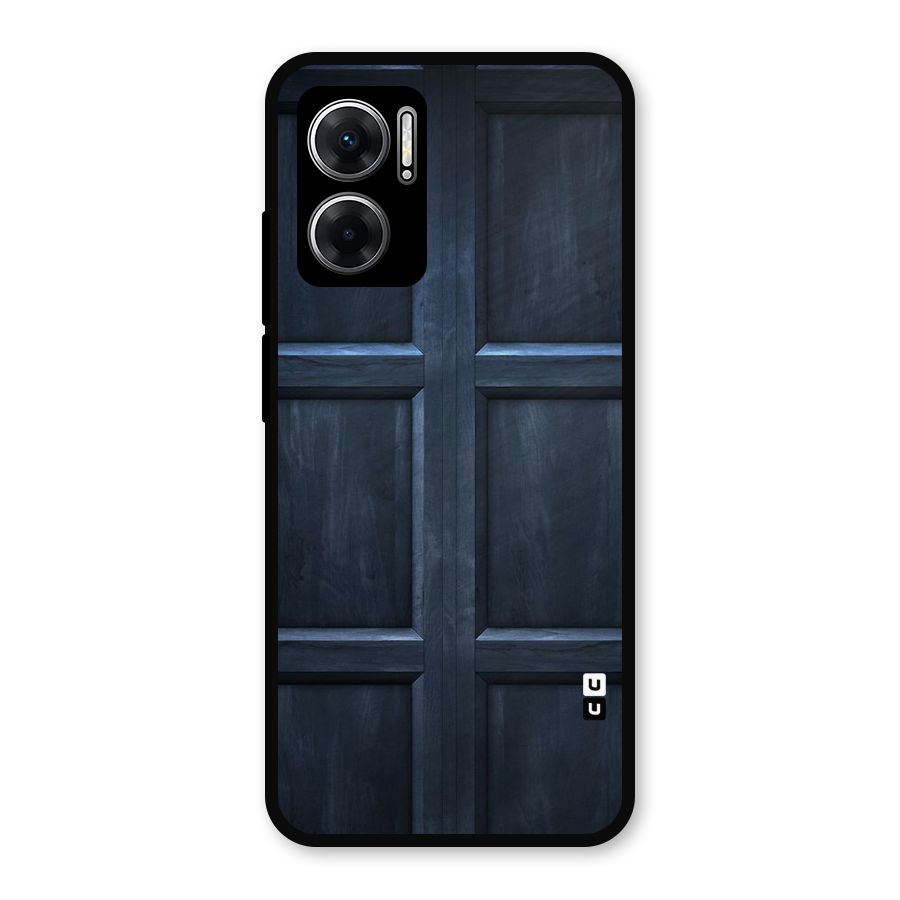 Blue Door Design Metal Back Case for Redmi 11 Prime 5G