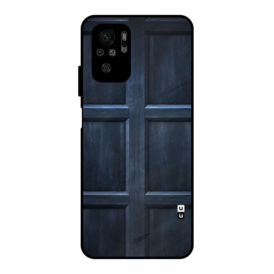 Blue Door Design Metal Back Case for Redmi Note 10S