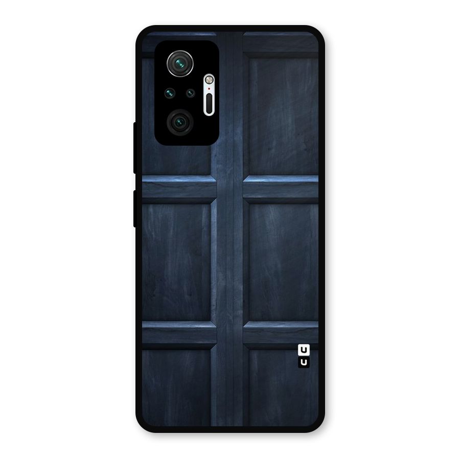 Blue Door Design Metal Back Case for Redmi Note 10 Pro Max