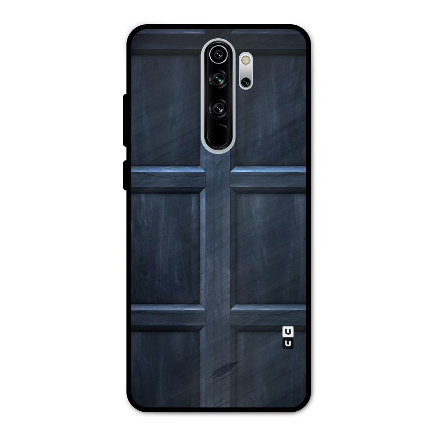Blue Door Design Metal Back Case for Redmi Note 8 Pro