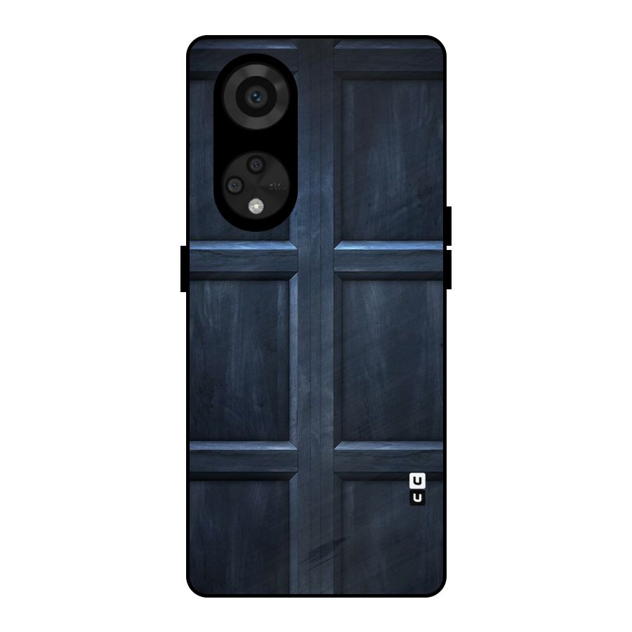Blue Door Design Metal Back Case for Reno8 T 5G